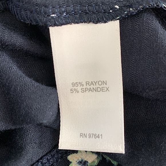 J Jill Floral Print Trimmed Knit Dress - Picture 12 of 14